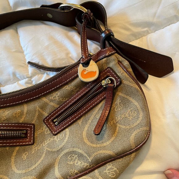 Vintage Dooney & Bourke  Hearts Baguette Shoulder Bag - Picture 13 of 13